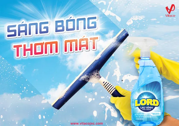 Lord multi-purpose glass cleaner - Fresh fragrance for 24 hours